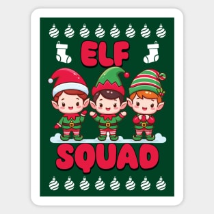 Christmas Elf Squad Sticker